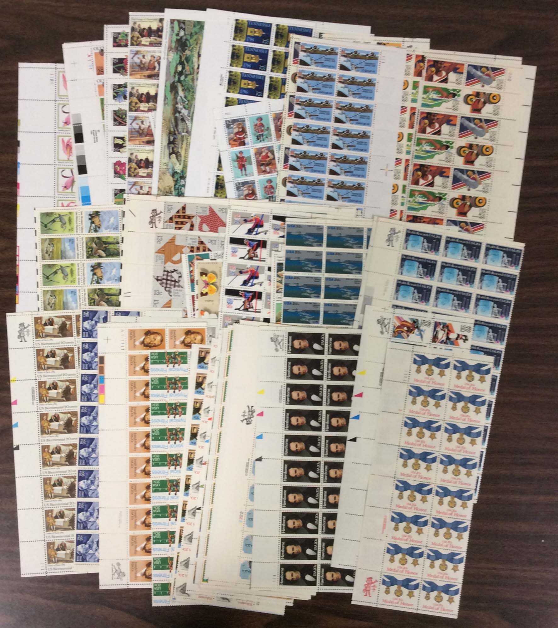 Under First-Class Stamps, Mixed Lot, New Condition ($585.71 Face Value)
