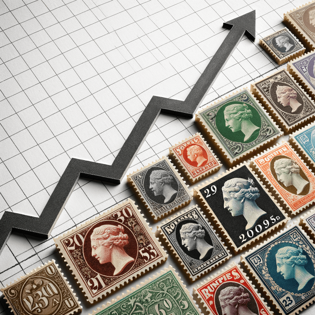 stamp prices rising